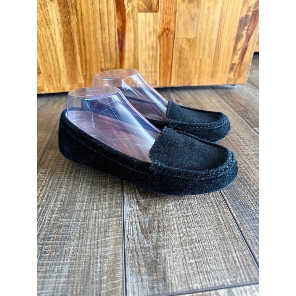 Vionic Debbie Suede Loafers Sz. 7 Black